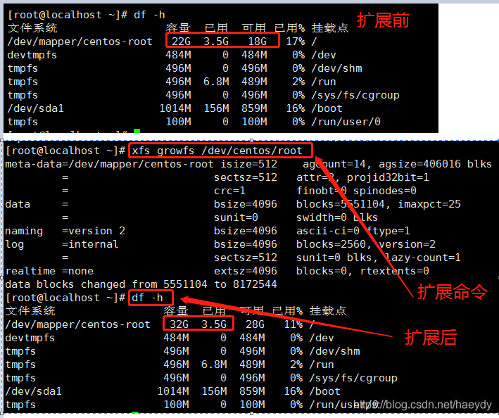 VirtualBox 上Centos7磁盘扩容 - 图14