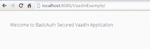 Vaadin Spring Security BasicAuth 示例 - 图2