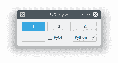 PyQt 样式 - 图1