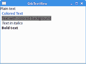 `GtkTextView`小部件 - 图1