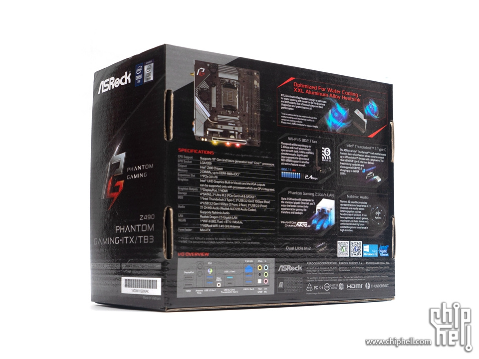 ASRock Z490 Phantom Gaming-ITX/TB3 拆解 - 图8