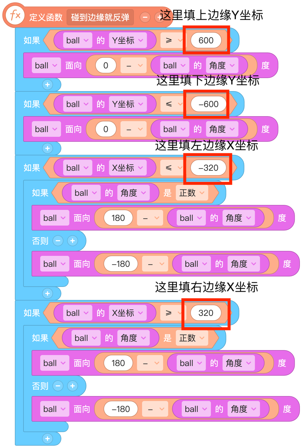 角色碰到边缘就反弹 - 图3