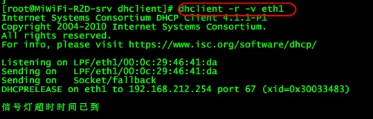 Linux下双网卡均为DHCP模式如何查看网关IP信息 - 图7