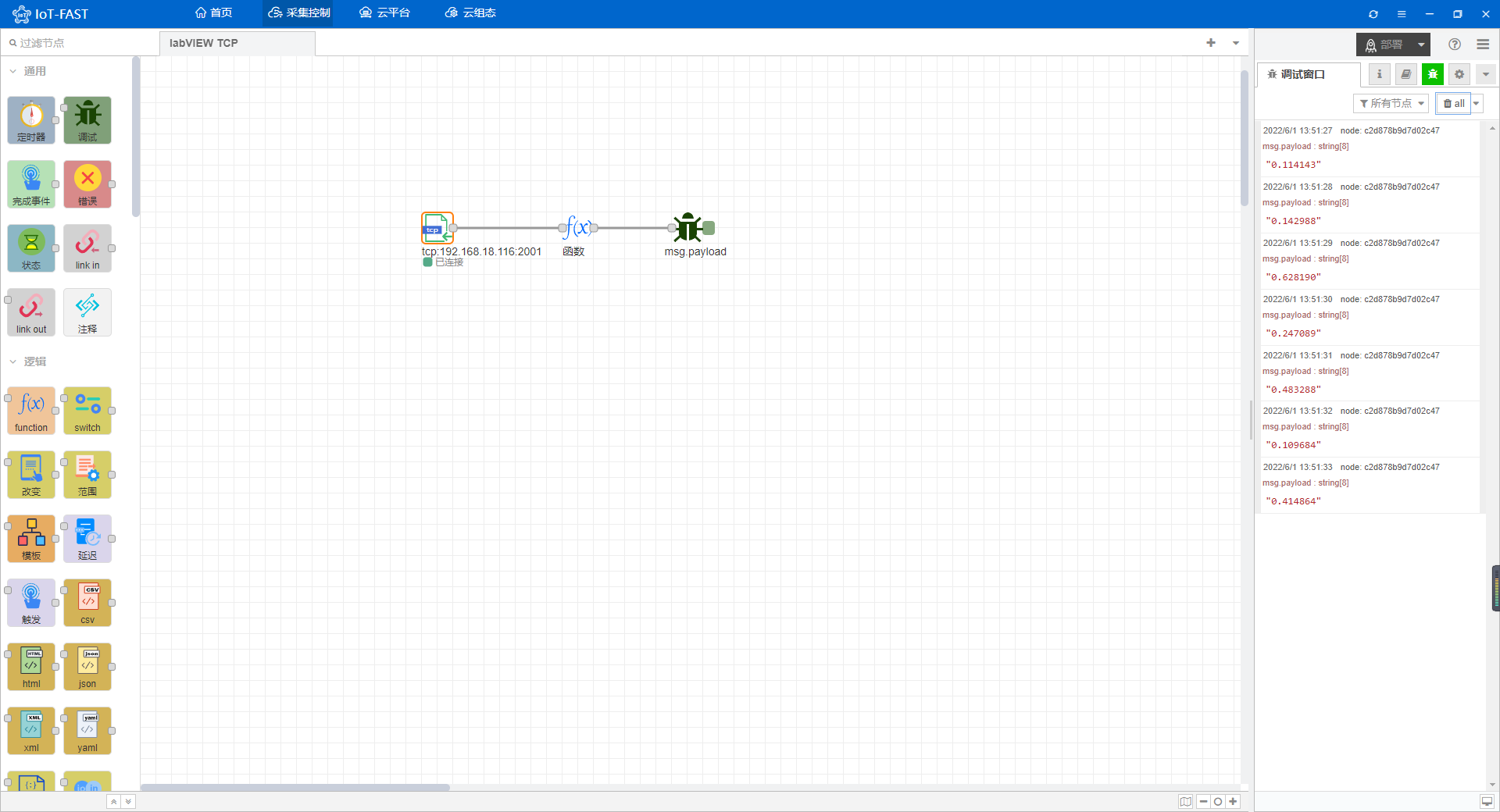 采集labVIEW数据，IoT-Fast帮你搞定 - 图20