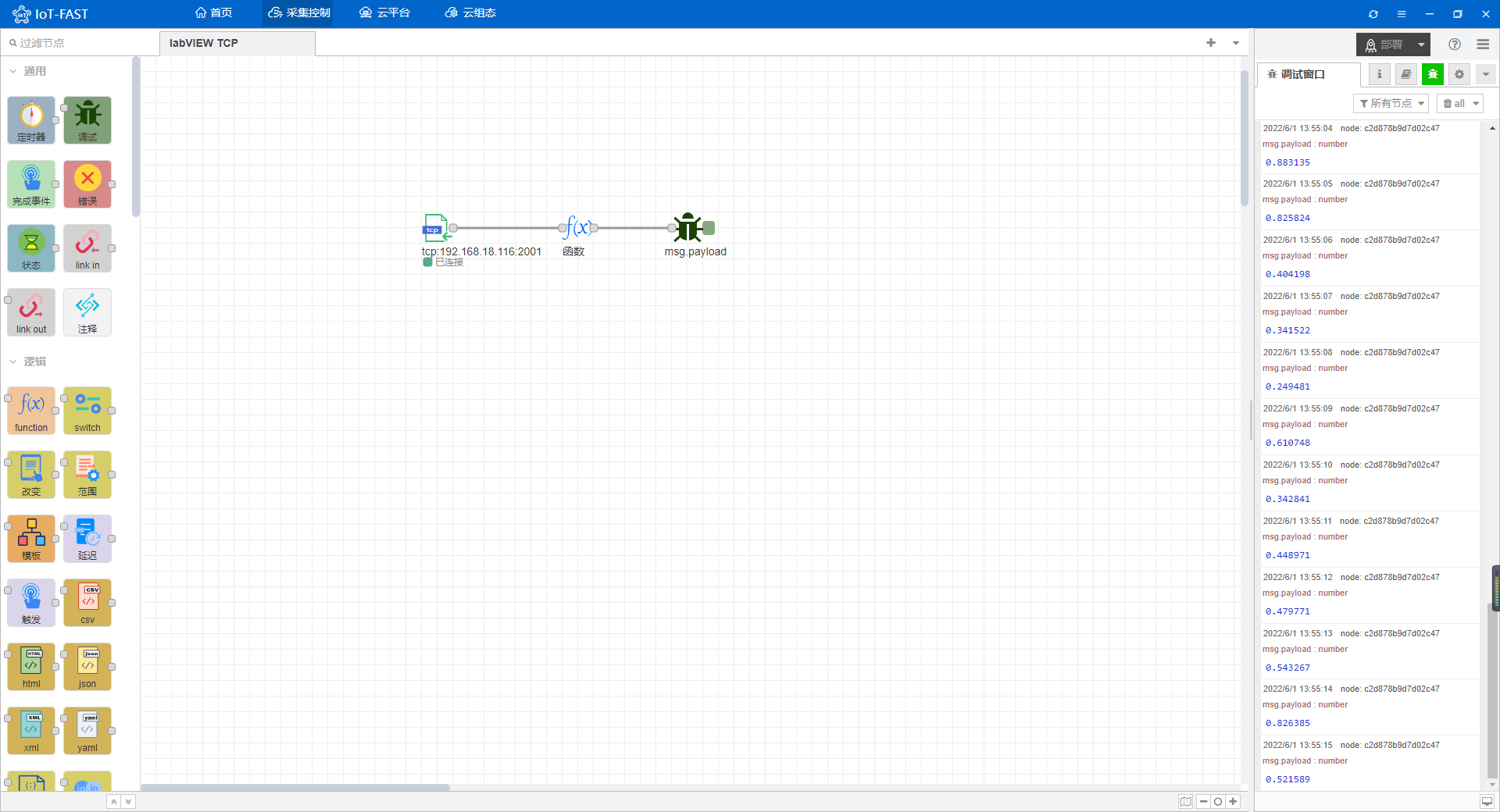 采集labVIEW数据，IoT-Fast帮你搞定 - 图22