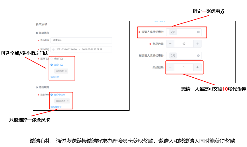 好哒商户后台操作手册-营销功能(零售版) - 图7