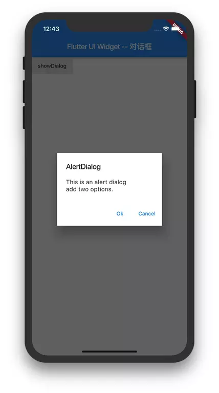 Flutter 学习（十五）基础 Widget - 对话框 - 图3