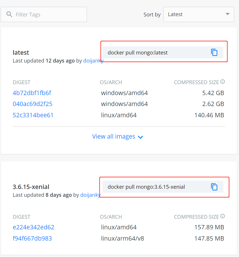 Docker 安装 MongoDB - 图2