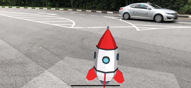 iOS开发 · iOS音视频开发 - ARKit 教学：实作火箭飞船发射，学习 SceneKit 和 Physics - 图6