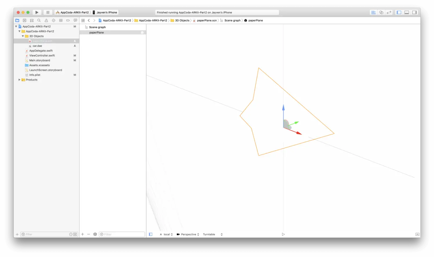 iOS开发 · iOS音视频开发 - ARKit教学：学习如何在实境加入一个虚拟3D物件 - 图6
