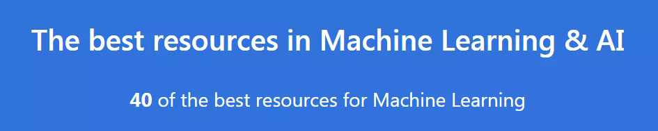 40个机器学习&深度学习最佳资源集合（书籍、课程、新闻博客、论文等） - 图2