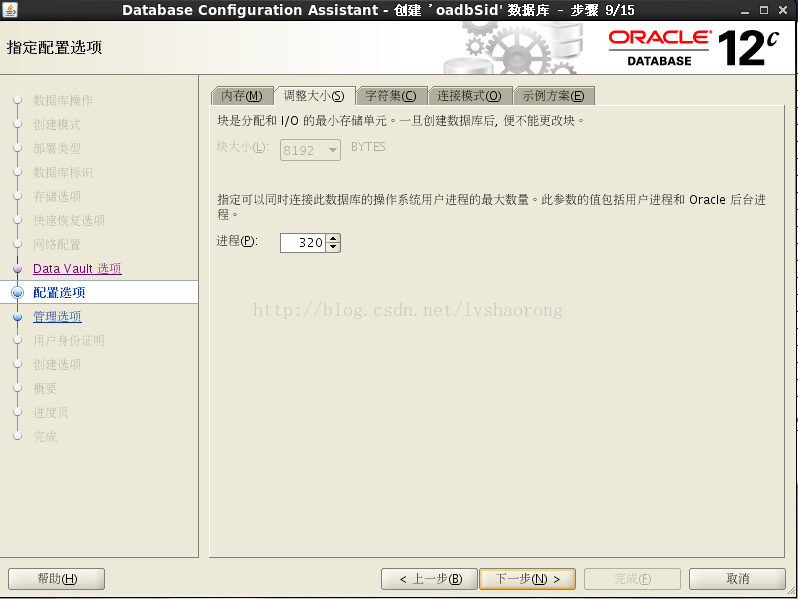Oracle Database 12c 数据库简单实例的创建过程 - 图12