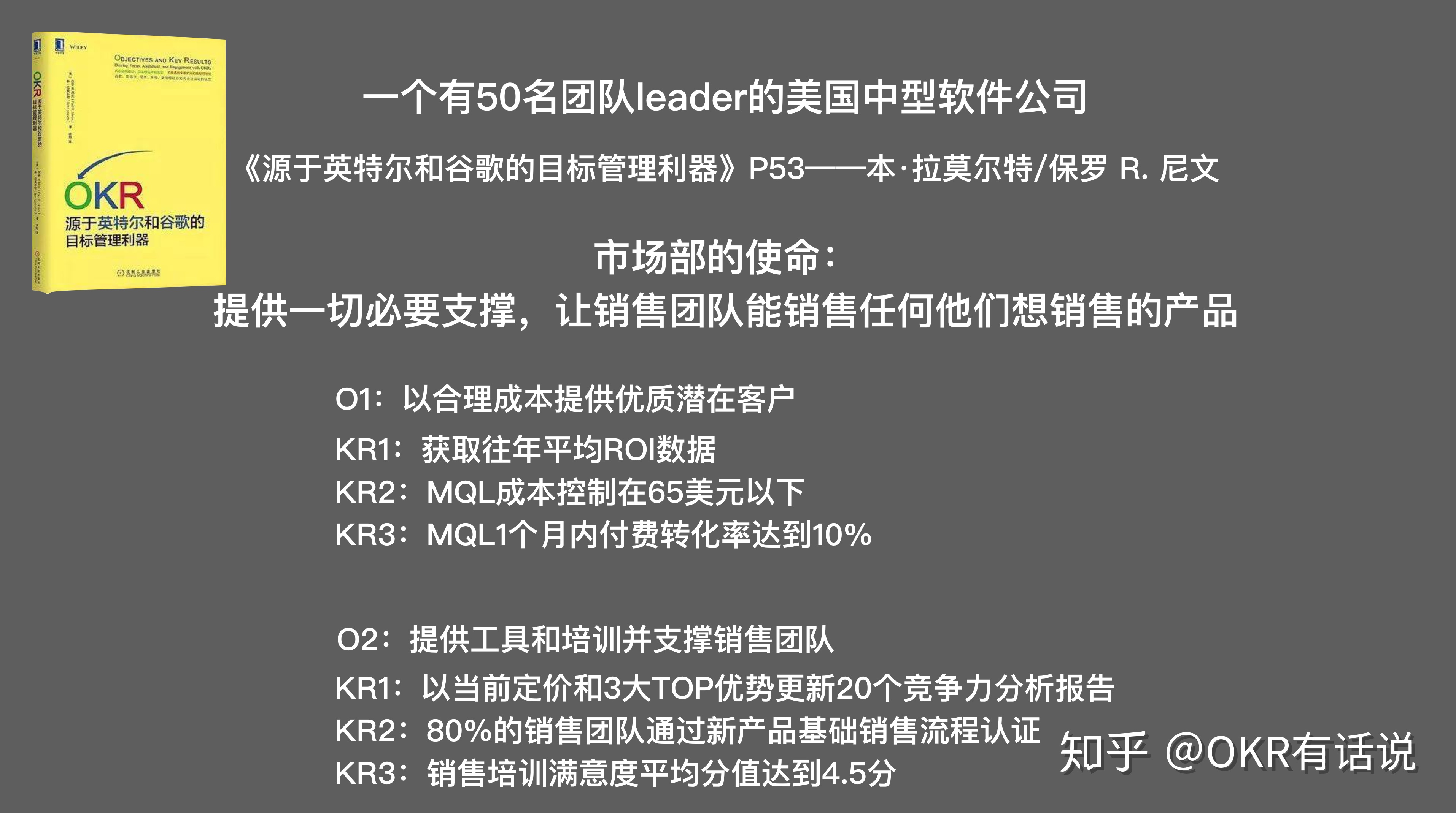 四组典型的 OKR 实例分析 - 知乎 - 图1