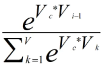 （3）Word2vec's Skip_Gram模型 - 图23