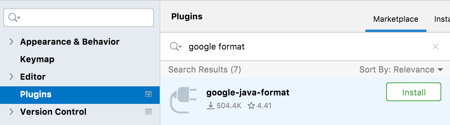 google format