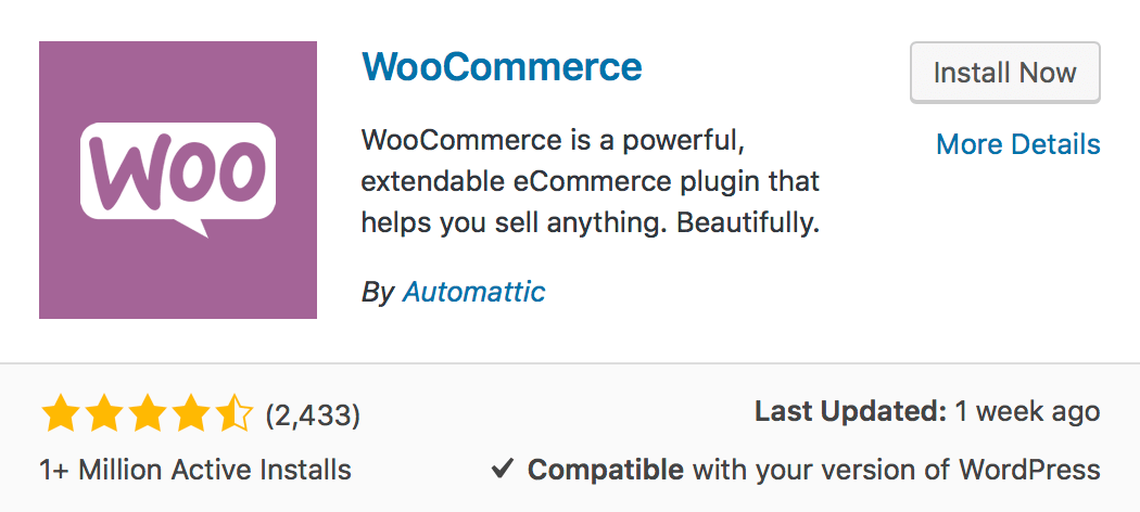 安装、卸载WooCommerce - 图1