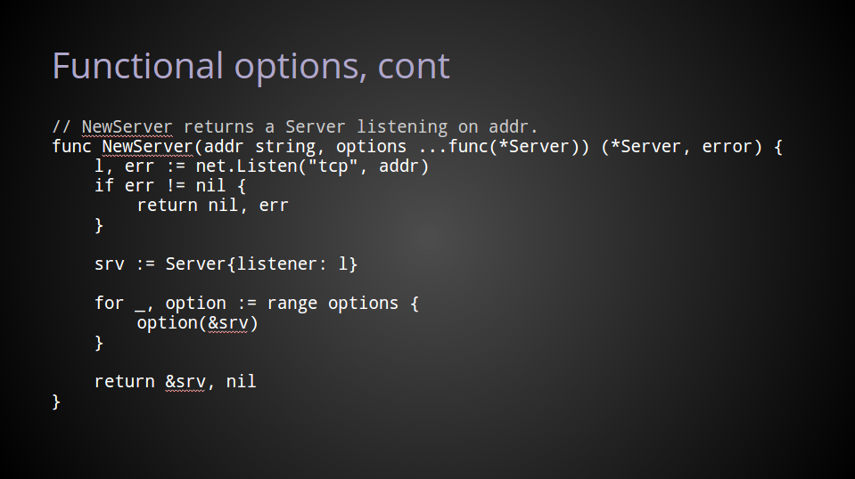 Functional options-(函数式)功能选项 | 优雅的API - 图8