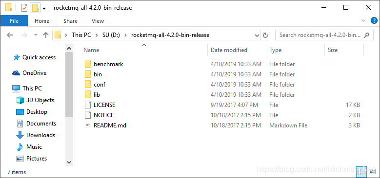 RocketMQ 安装文档 Windows10 - 图3
