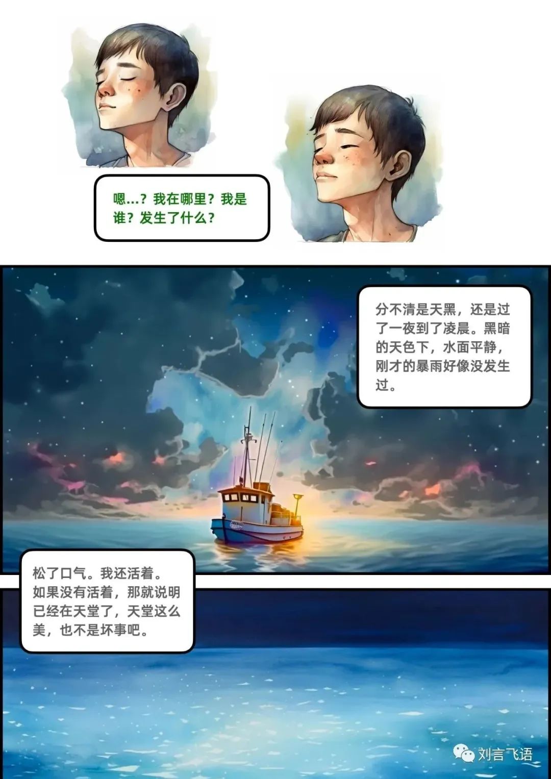 打鱼记·上（Midjourney 漫画） - 图14