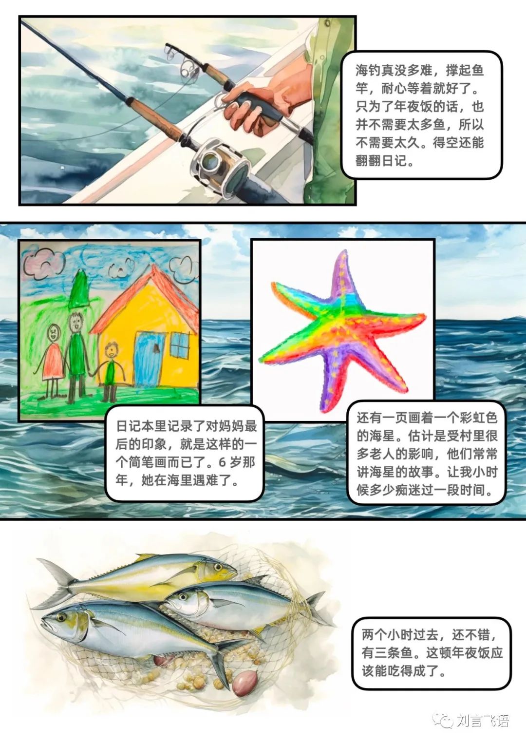 打鱼记·上（Midjourney 漫画） - 图7