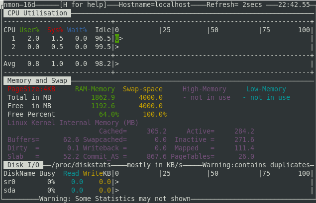 性能测试之nmon对linux服务器的监控 - 图4