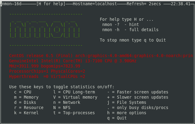 性能测试之nmon对linux服务器的监控 - 图3