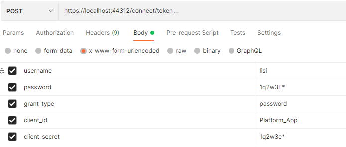 {[TJKY%RC%2B(_MM(G1E~0.png
设置Cookies
第二种是通过**IdentityServer4**获得**Token**进行登录![image.png