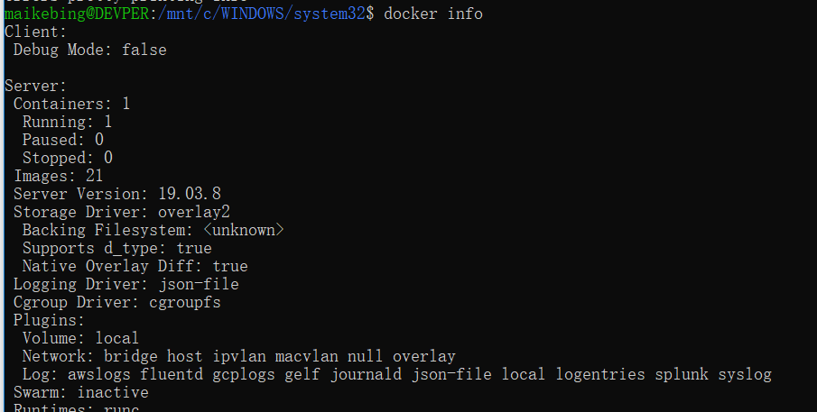 基于WSL2 的 Docker Desktop 启动时 Failed to set version to docker-desktop: exit code: -1的解决方法 - 图1