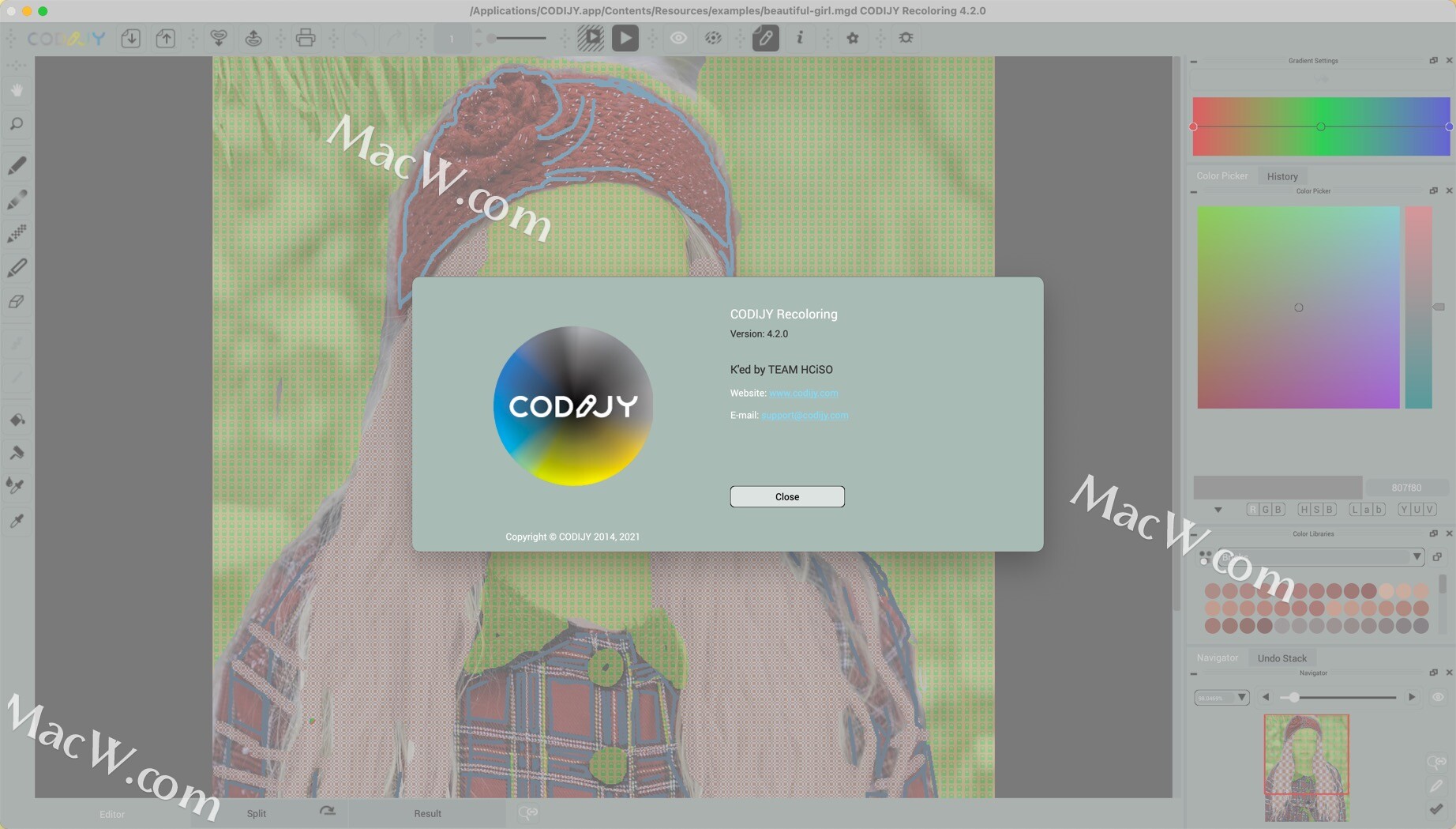 instal the new version for mac CODIJY Recoloring 4.2.0