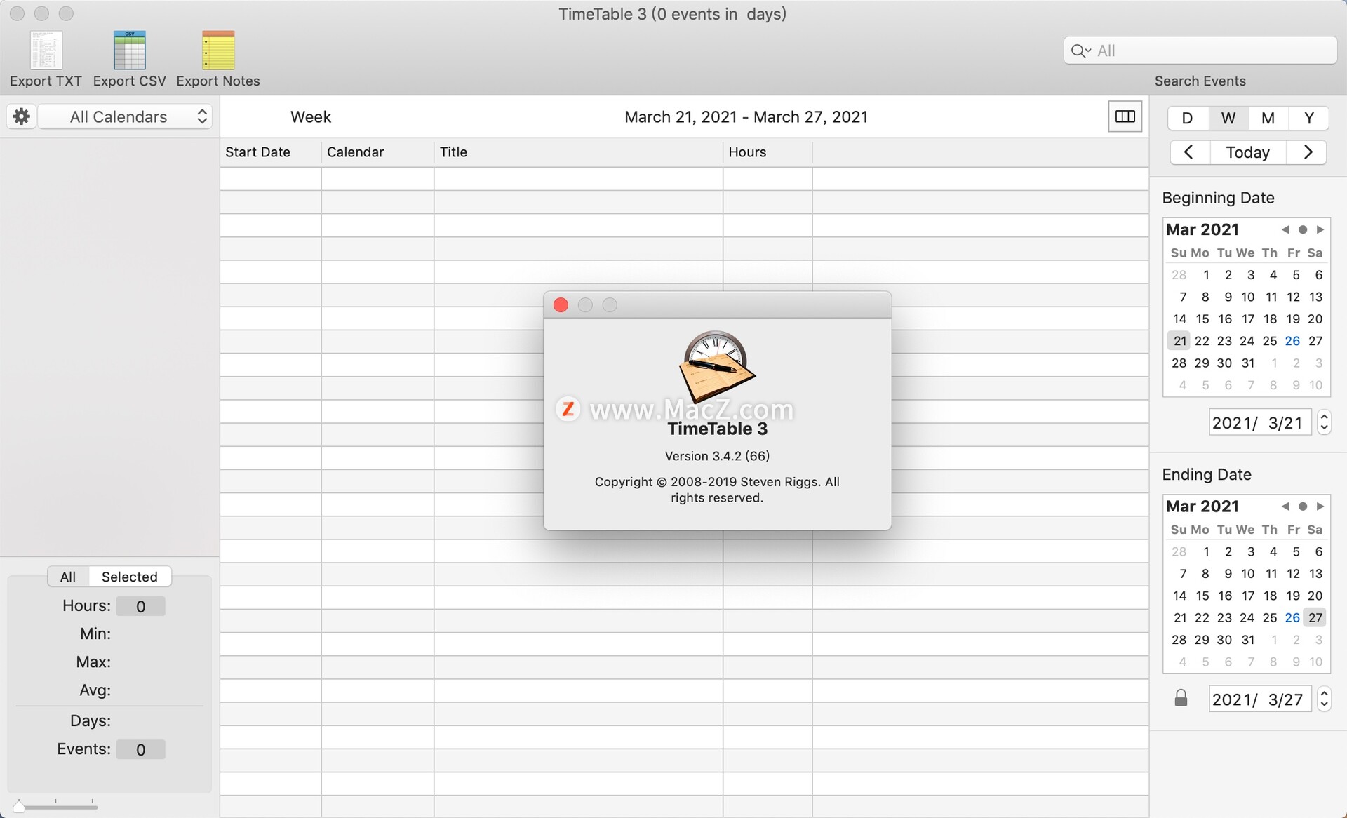 TimeTable for mac(mac日历软件) 3.4.2 激活版 - 图1