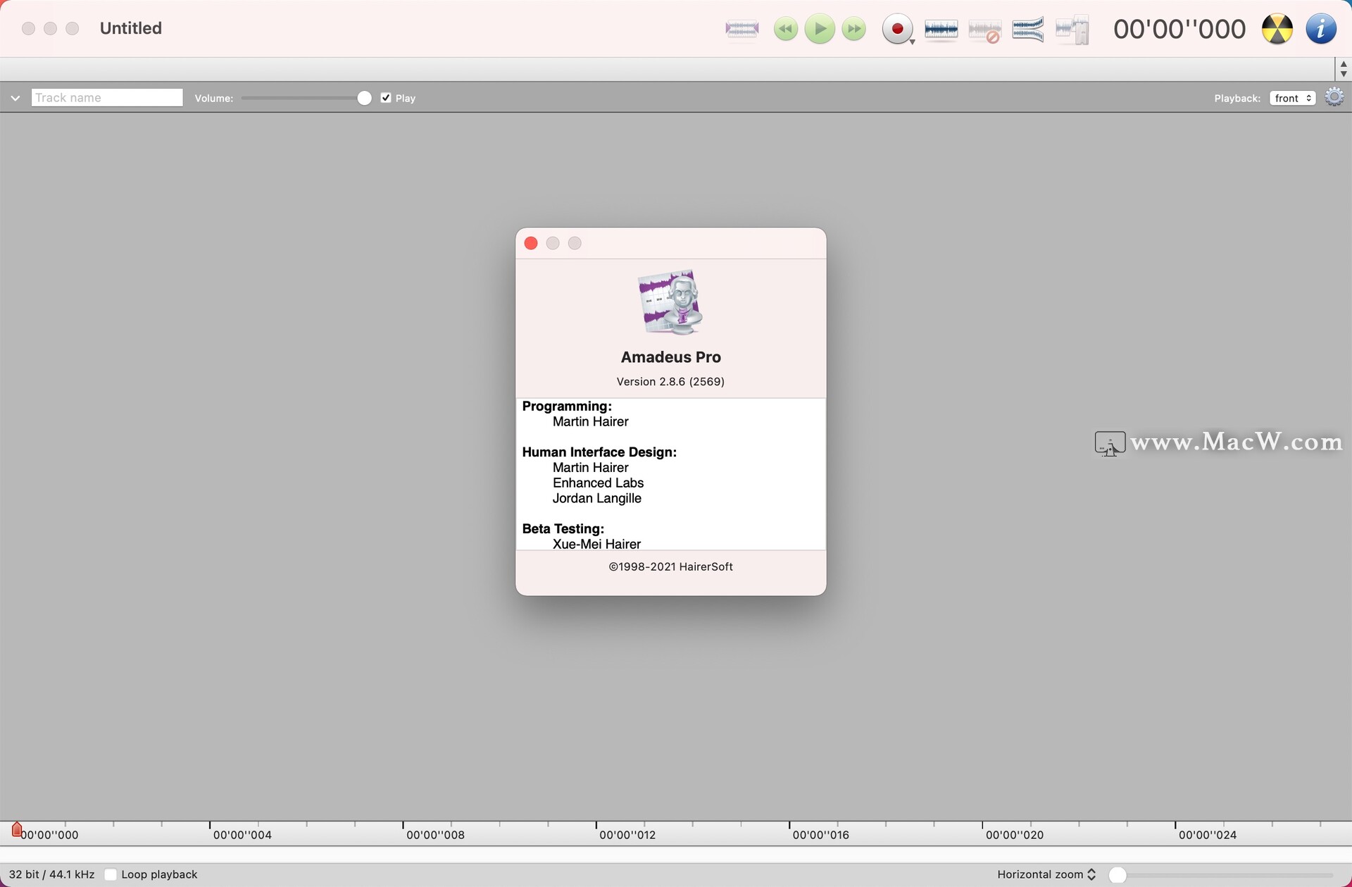 Amadeus Pro for Mac(多轨音频编辑修复去噪软件) v2.8.6 (2569)激活版 - 图1