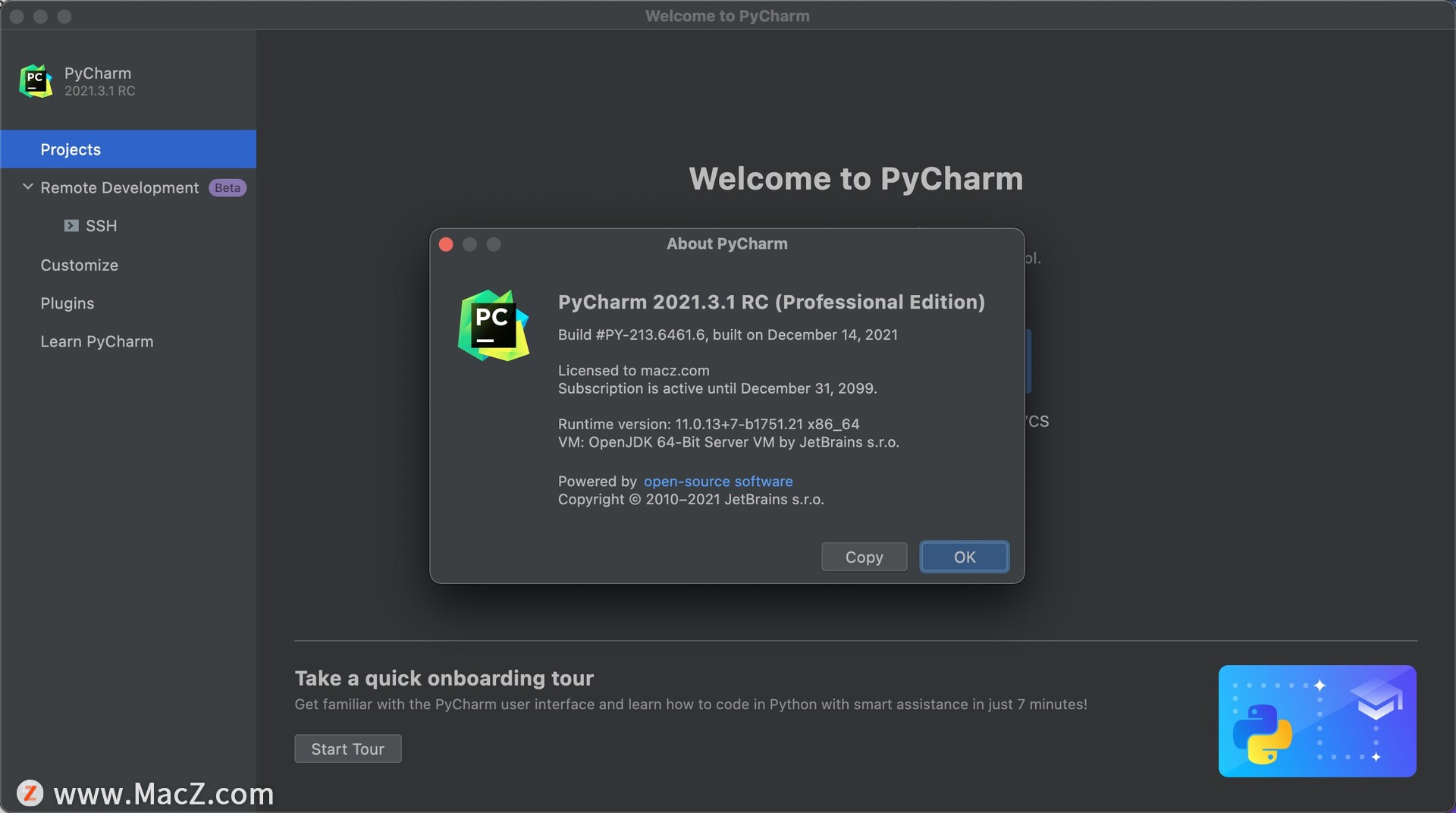 pycharm pro 2021 for mac(Python编辑开发)v2021.3.1中文激活版 - 图1