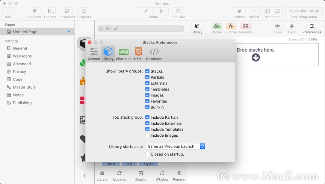 Stacks for Mac(RapidWeaver网页制作插件)v4.2.0免激活版 - 图3