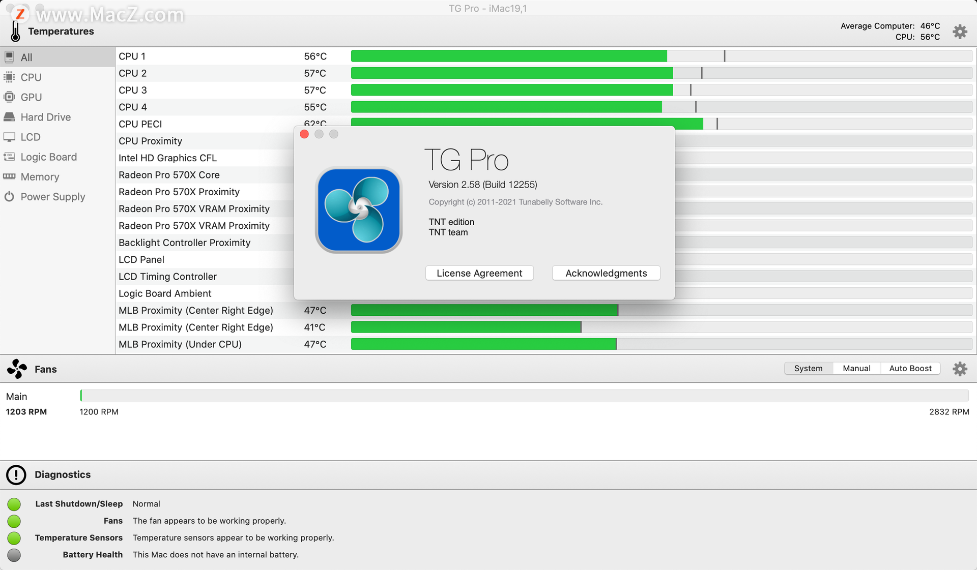 TG Pro for Mac(Mac电脑硬件温度监测工具)v2.58 (12255)激活版 - 图1
