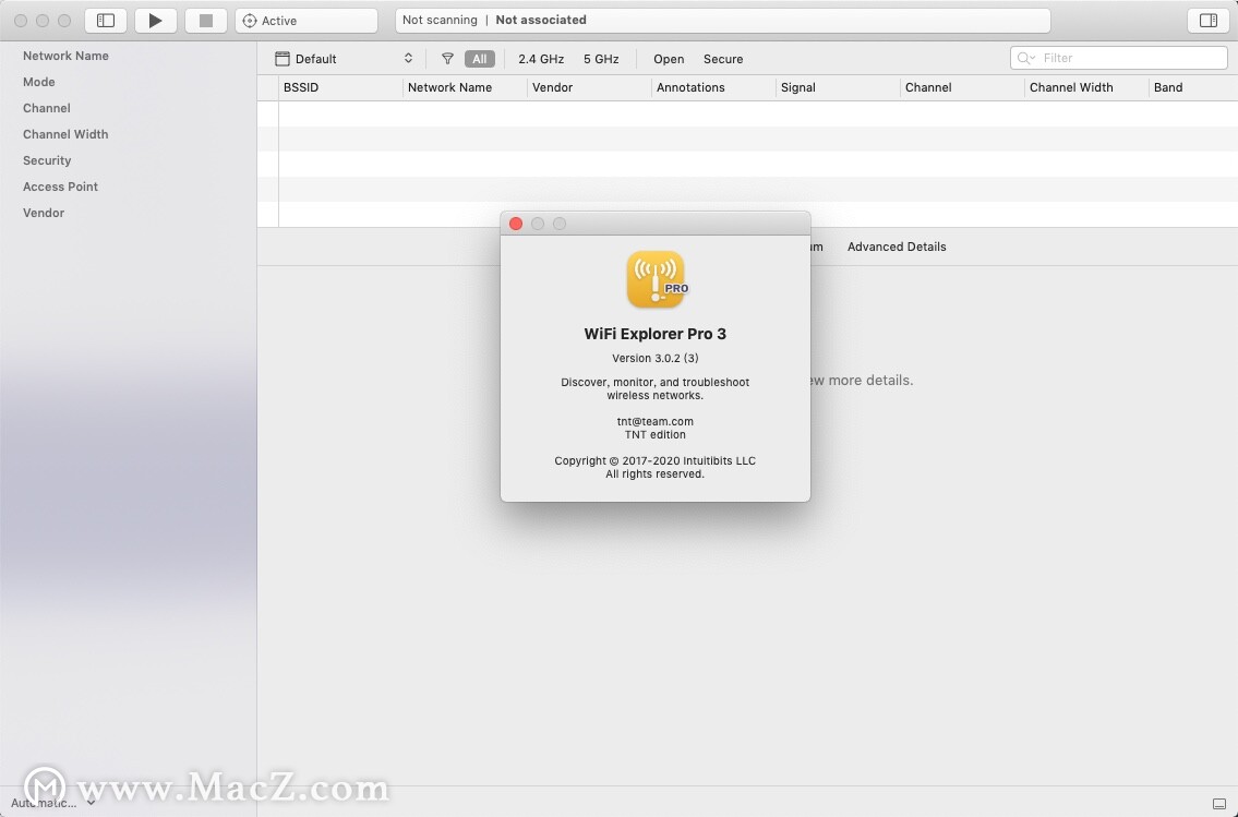 WiFi Explorer Pro 3 for Mac(wifi扫描和管理工具)v3.0.2免激活版 - 图1