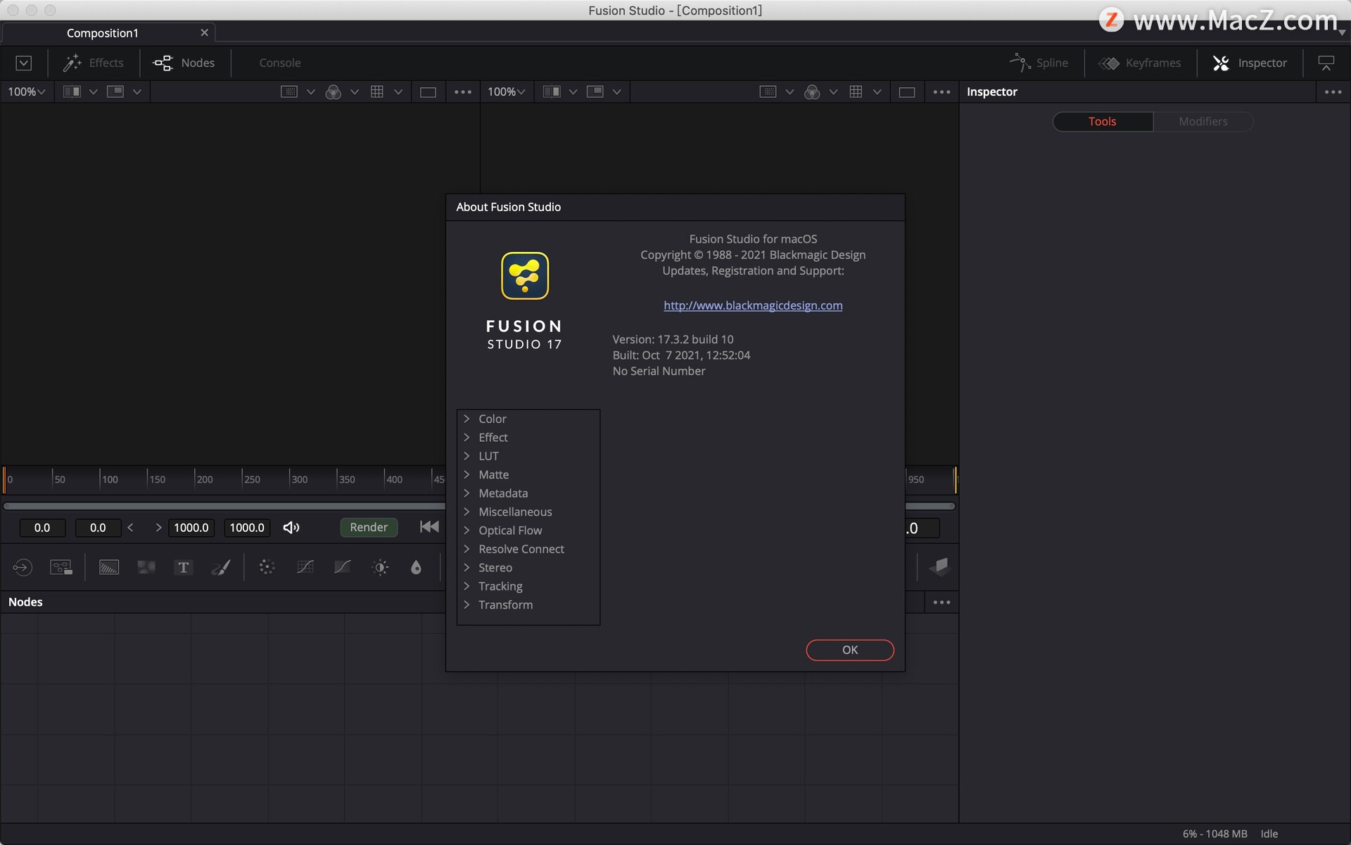 Blackmagic Fusion Studio 17 for Mac(视频特效合成软件)v17.3.2 - 图1