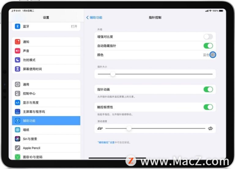 苹果 iPad 上如何设置和使用蓝牙鼠标？ - 图2