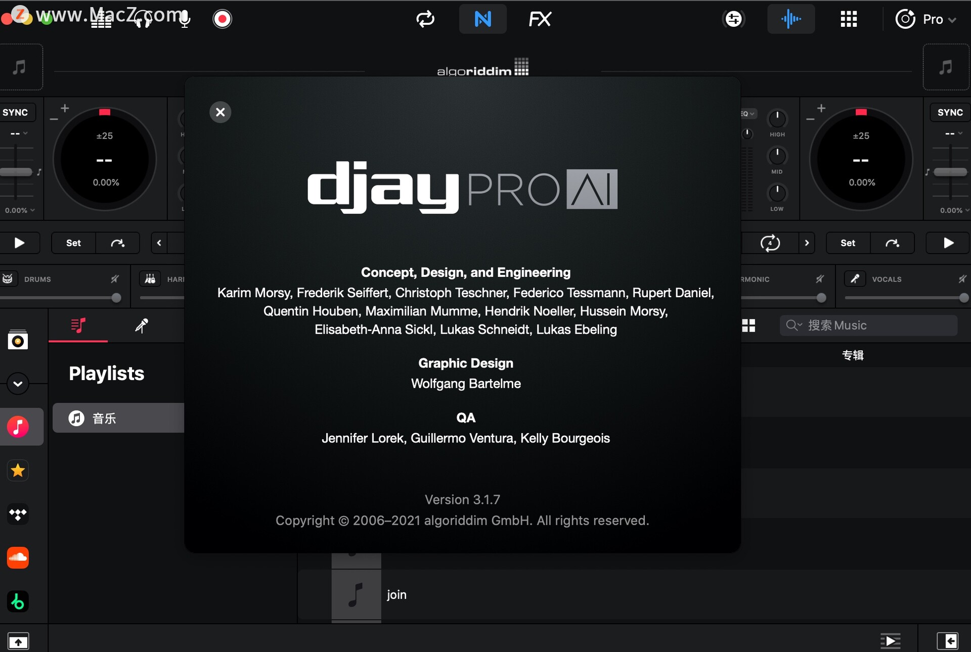 Algoriddim djay Pro AI for mac(dj混音软件)3.1.7 - 图1