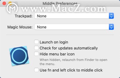 Middle for Mac(触控板和鼠标增强工具)v1.5.21免激活版 - 图2