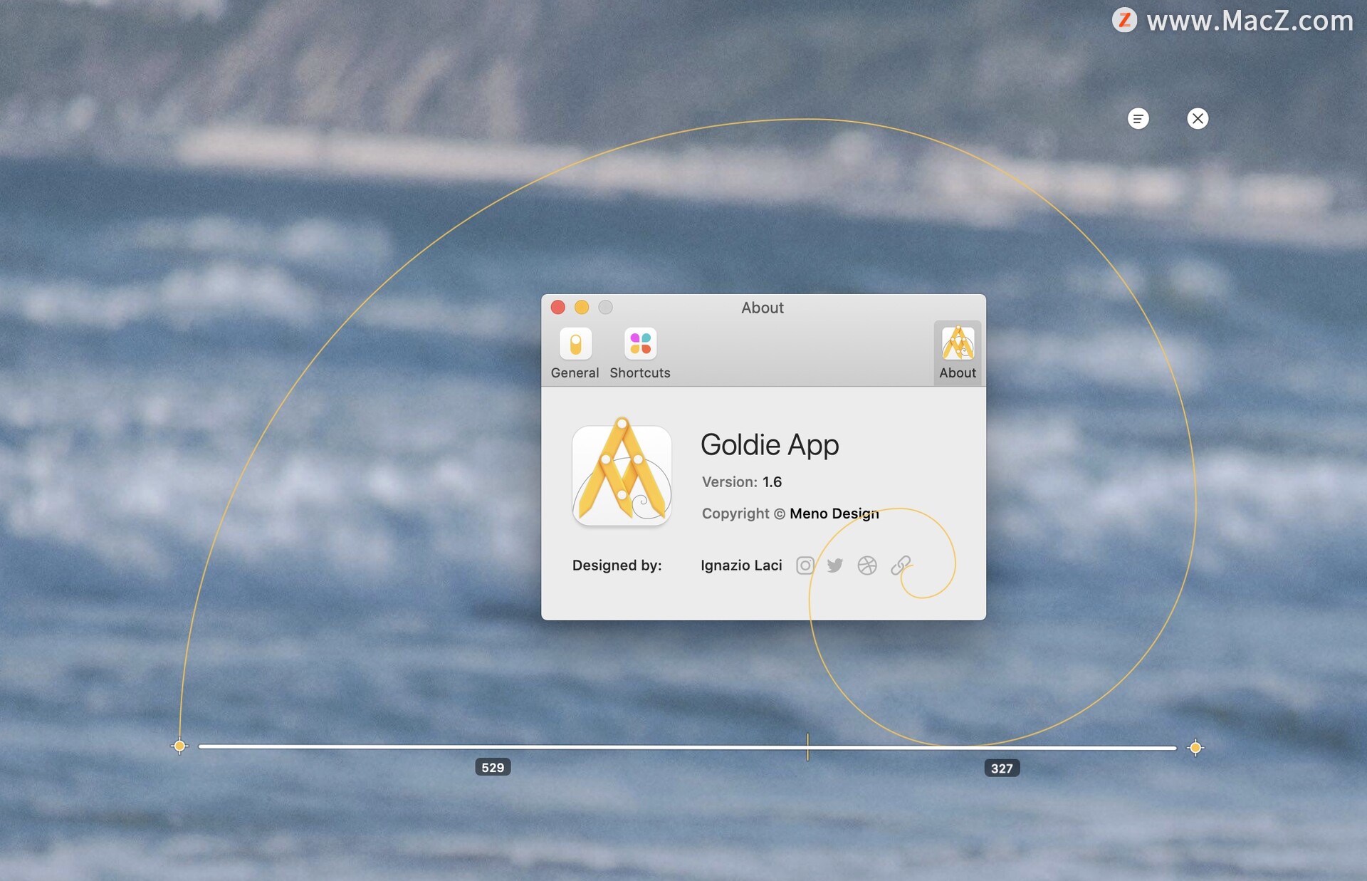 Goldie App for Mac(黄金比例设计软件)v1.6免激活版 - 图1