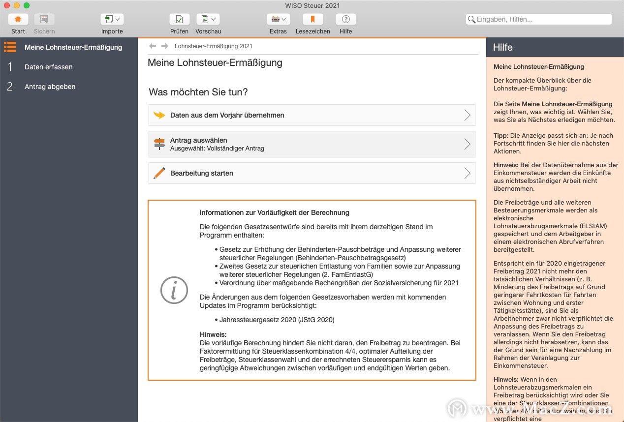 WISO steuer 2021 for mac(税务报表软件)v11.03.2028免激活版 - 图2