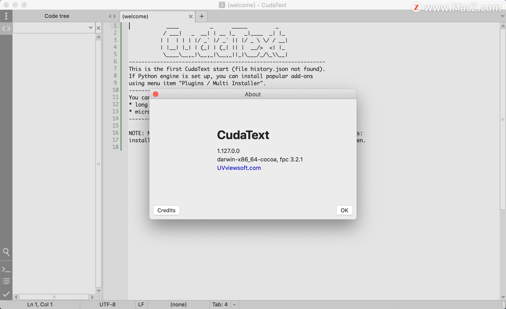 CudaText for Mac(代码编辑器)v1.127.0.0最新版 - 图1