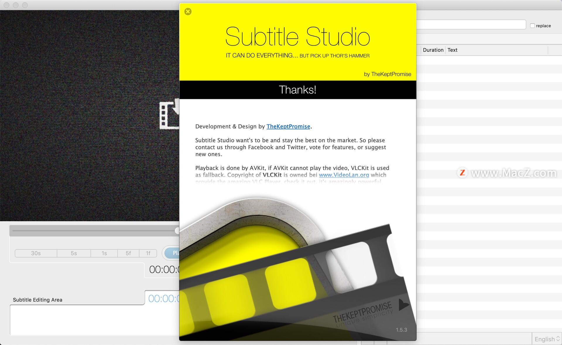 Subtitle Studio for Mac(视频字幕制作)1.5.3激活版 - 图1