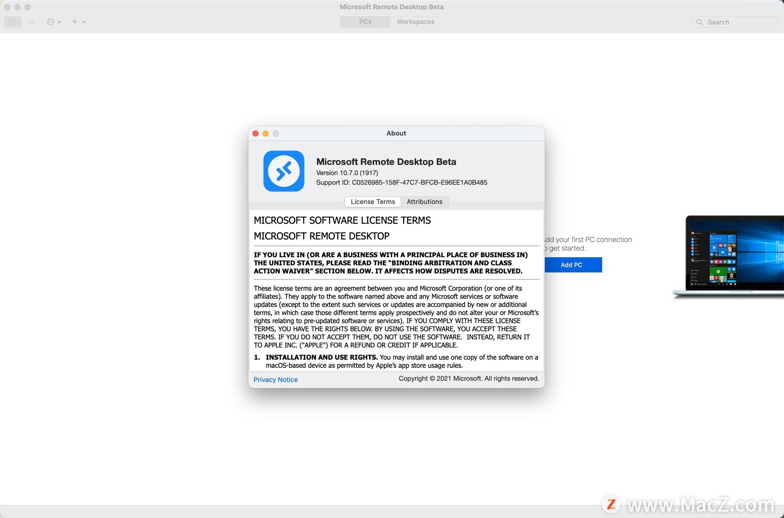 Microsoft Remote Desktop for Mac(微软远程连接工具)v10.7.0(1917)中英直装版 - 图1