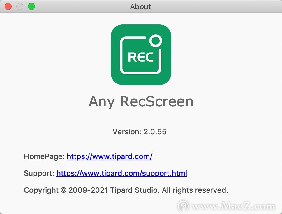 Any RecScreen for Mac(屏幕录制工具) v2.0.55免激活版 - 图1