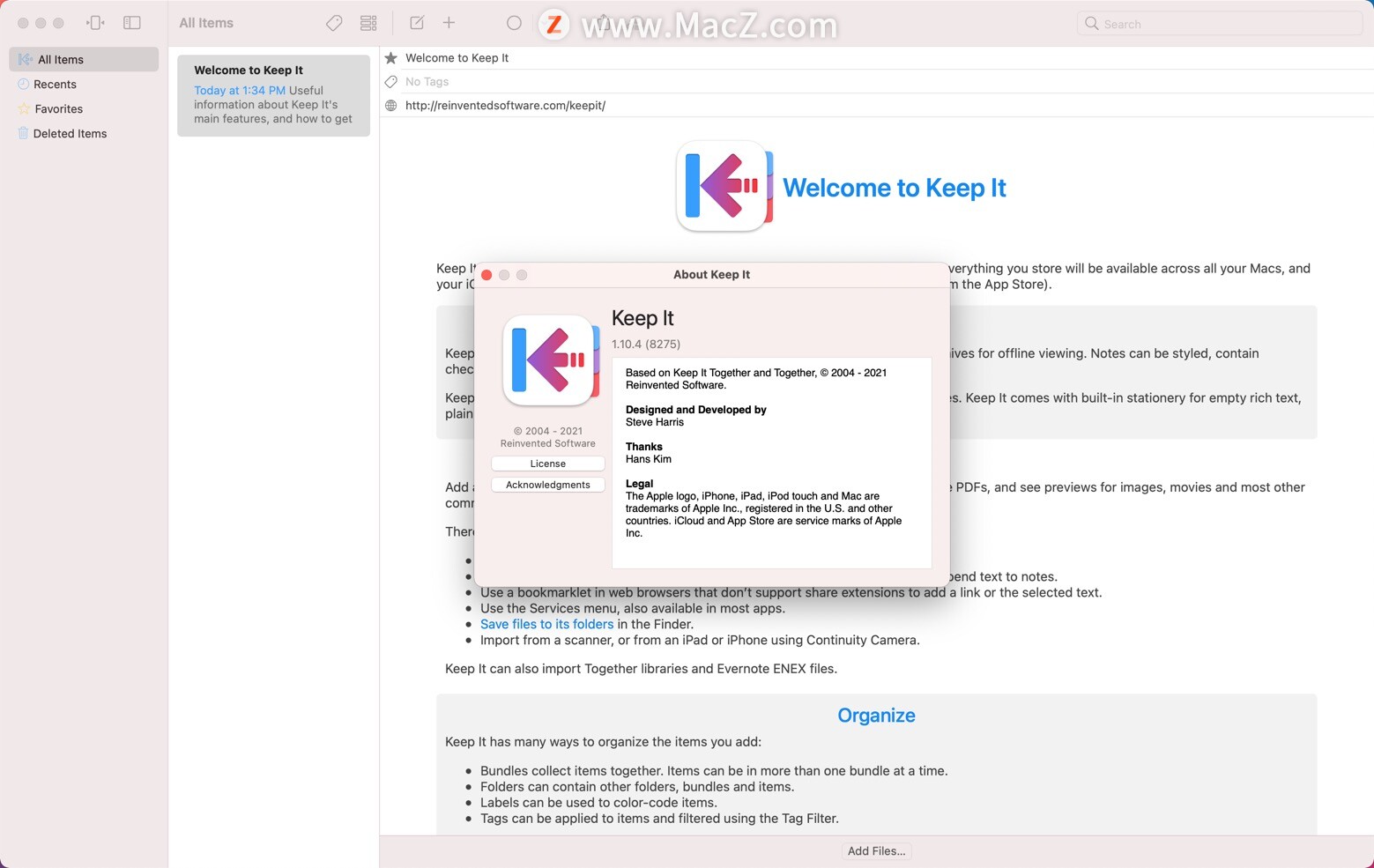 Keep It for Mac(专业笔记工具)v1.10.4激活版 - 图1