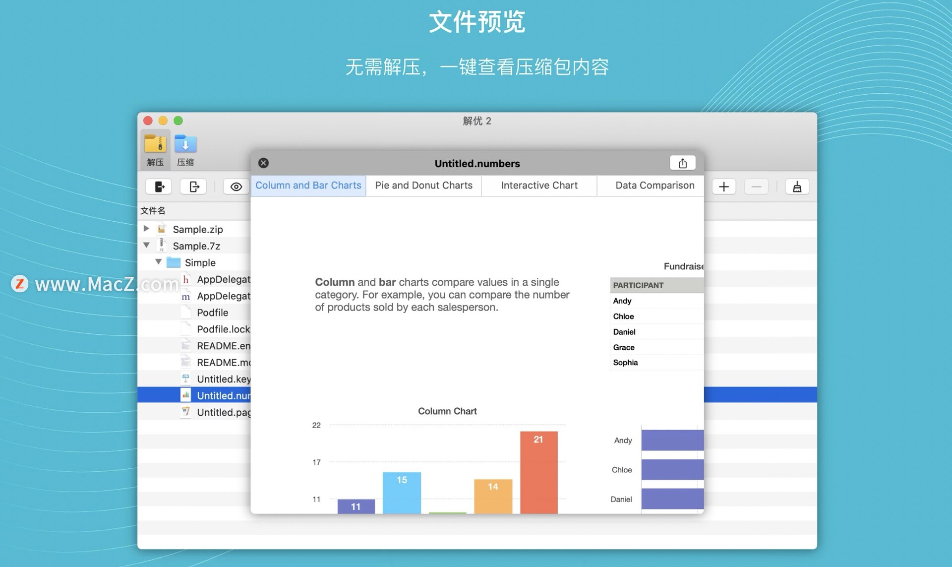 BestZip 2 for Mac(专业解压缩工具)1.3.1 激活版 - 图3