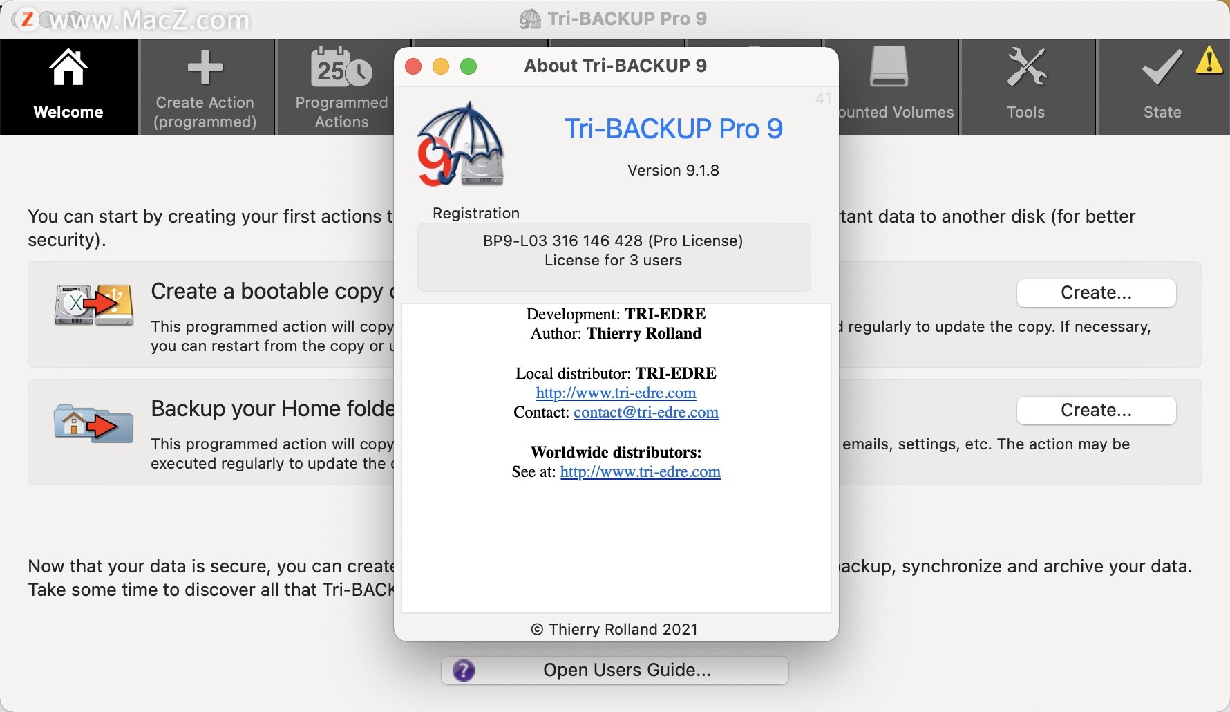 Tri-BACKUP Pro 9 for Mac(磁盘数据备份软件)v9.1.8 激活版 - 图1