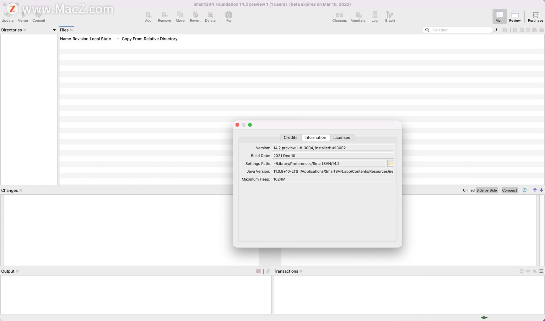 SmartSVN 14 for Mac(多平台SVN客户端)v14.2preview1 - 图1