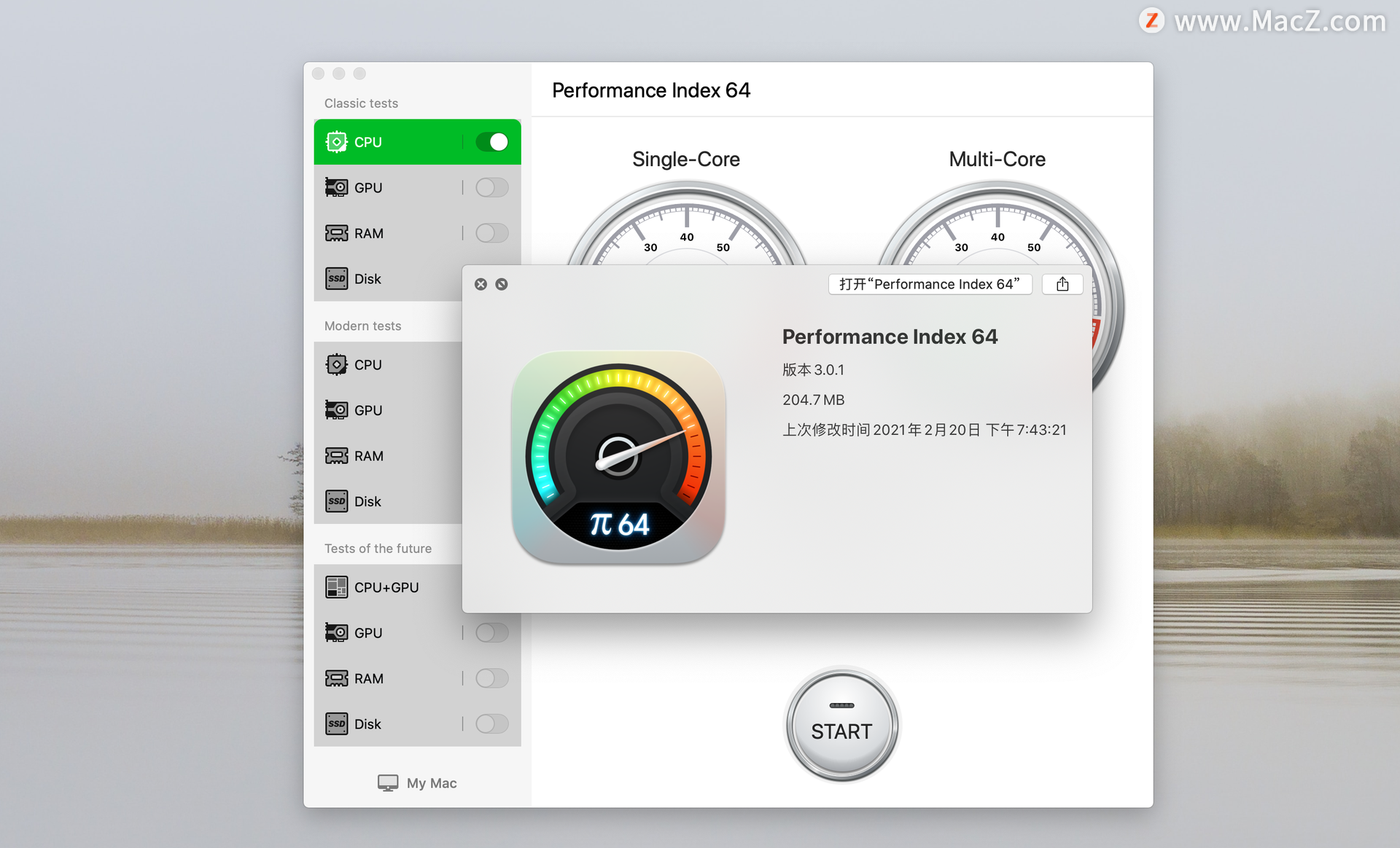 Performance Index 64 Pro for Mac(系统性能监测软件)v3.0.1免激活版 - 图1